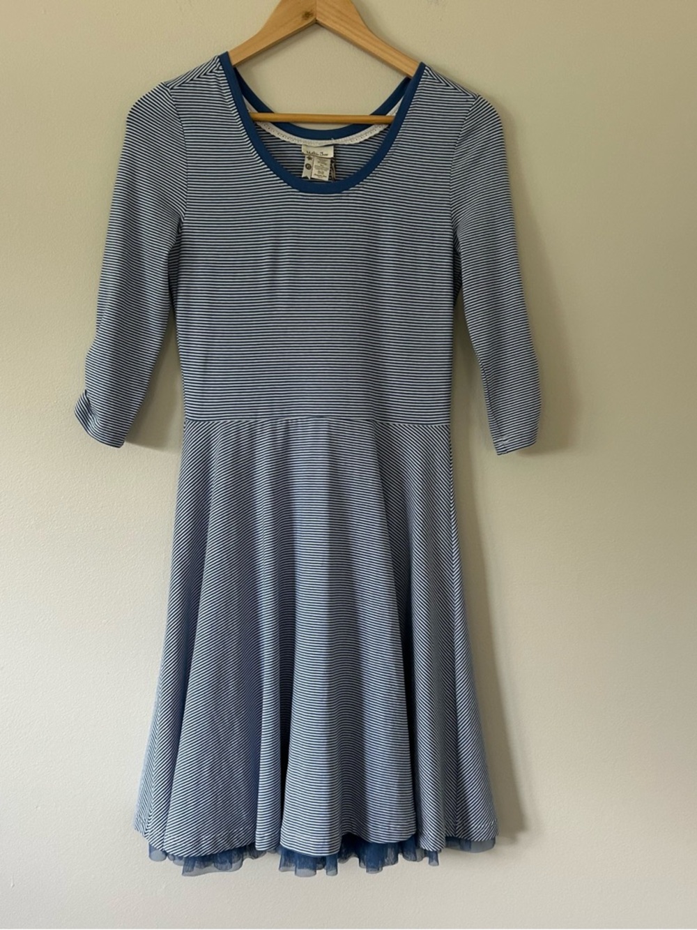 🌿 Matilda Jane Blue Striped Dress | XS | Parisian Spring Style - Picture 12 of 12